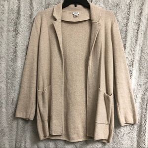 J. Crew Factory Open-front Sweater Blazer Women’s